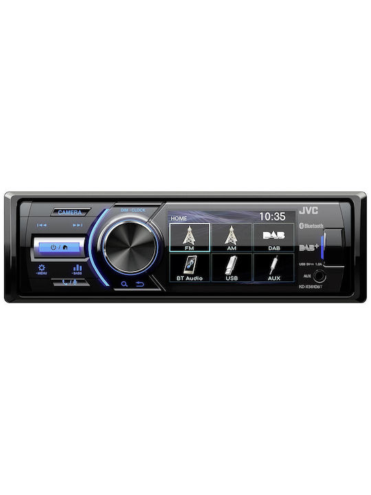 JVC Ηχοσύστημα Αυτοκινήτου 1DIN (Bluetooth/USB) με Αποσπώμενη Πρόσοψη KD-X561DBT