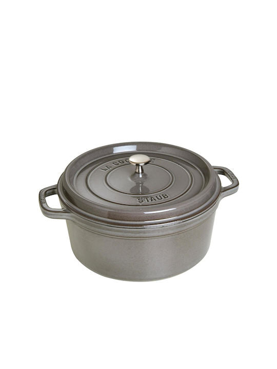Staub La Cocotte 28cm Round, Graphite Gray, Cast Iron