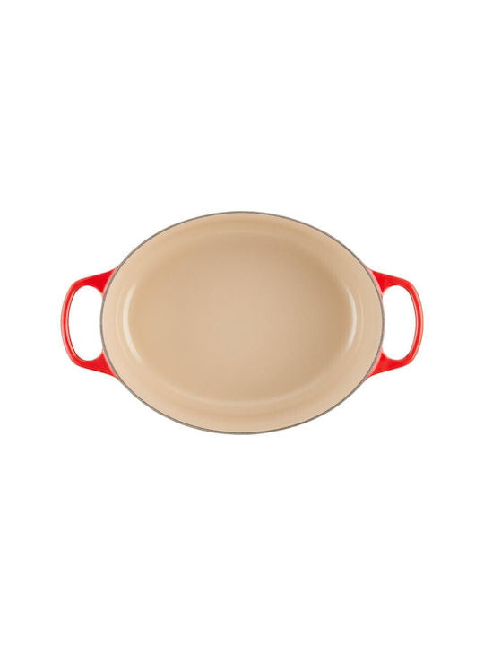 Le Creuset Signature Oval Casserole Dish 27 cm Cerise