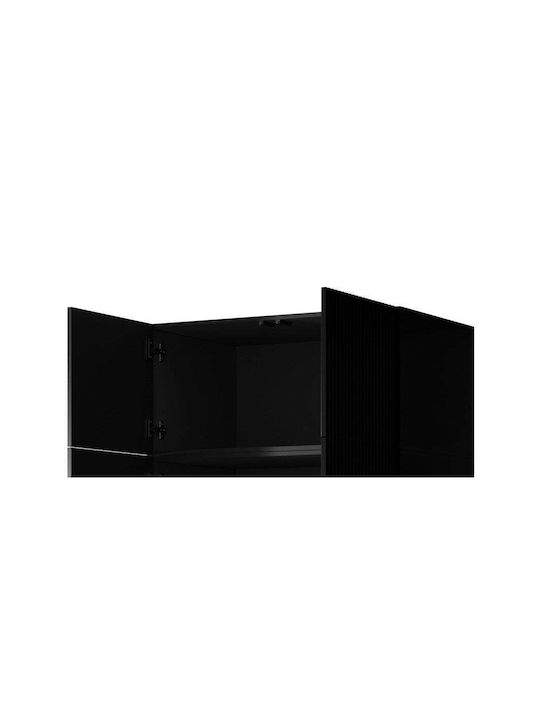 Wardrobe PAFOS 2D BASE 90x55.5x45 Black matt