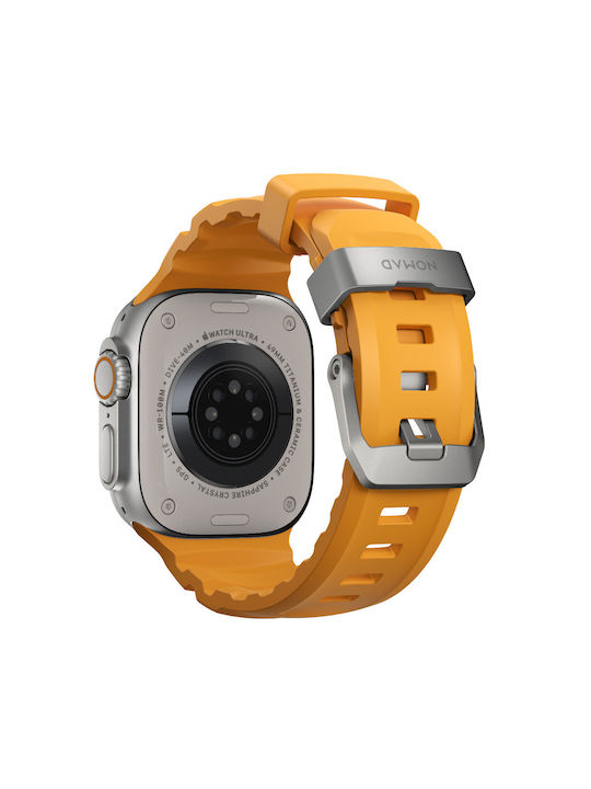 Nomad Rocky Point Band 42/44/45/49mm with Solar Connector, Natural