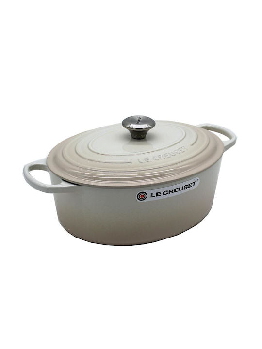 Le Creuset Signature Oval Dutch Oven 31 cm Meringue