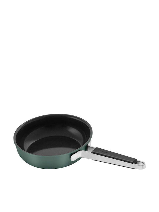 ZWILLING Pure Fry Pan 20 cm, Green, 18/10 Stainless Steel