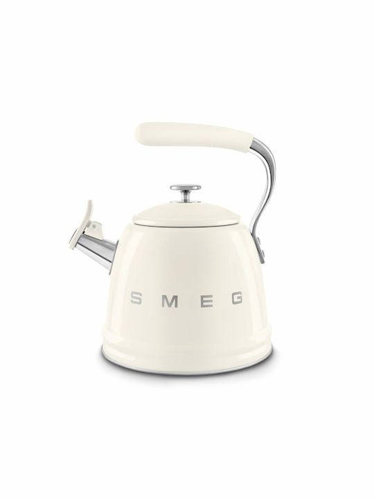 Smeg Stovetop Kettle 50Â´Style Cream WKF01CR
