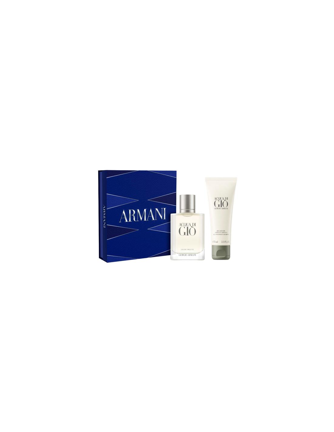 G. ARMANI AQUA DE GIO MEN EDT SPRAY 50 ML + S-G 75 ML SETS