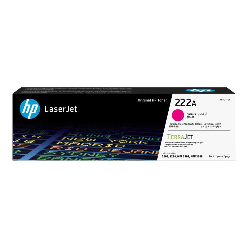 HP 222A Magenta original LaserJet Tonerpatrone (W2223A)