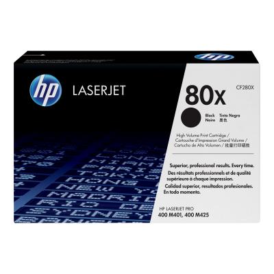 HP Cartridge No 80X HP80X HP 80X Black Schwarz (CF280X)