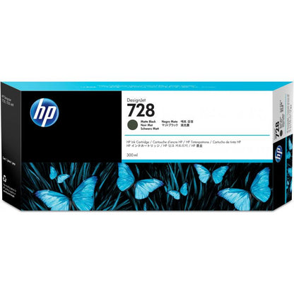 HP Ink No 728 HP728 HP 728 Matt Black Schwarz (F9J68A)