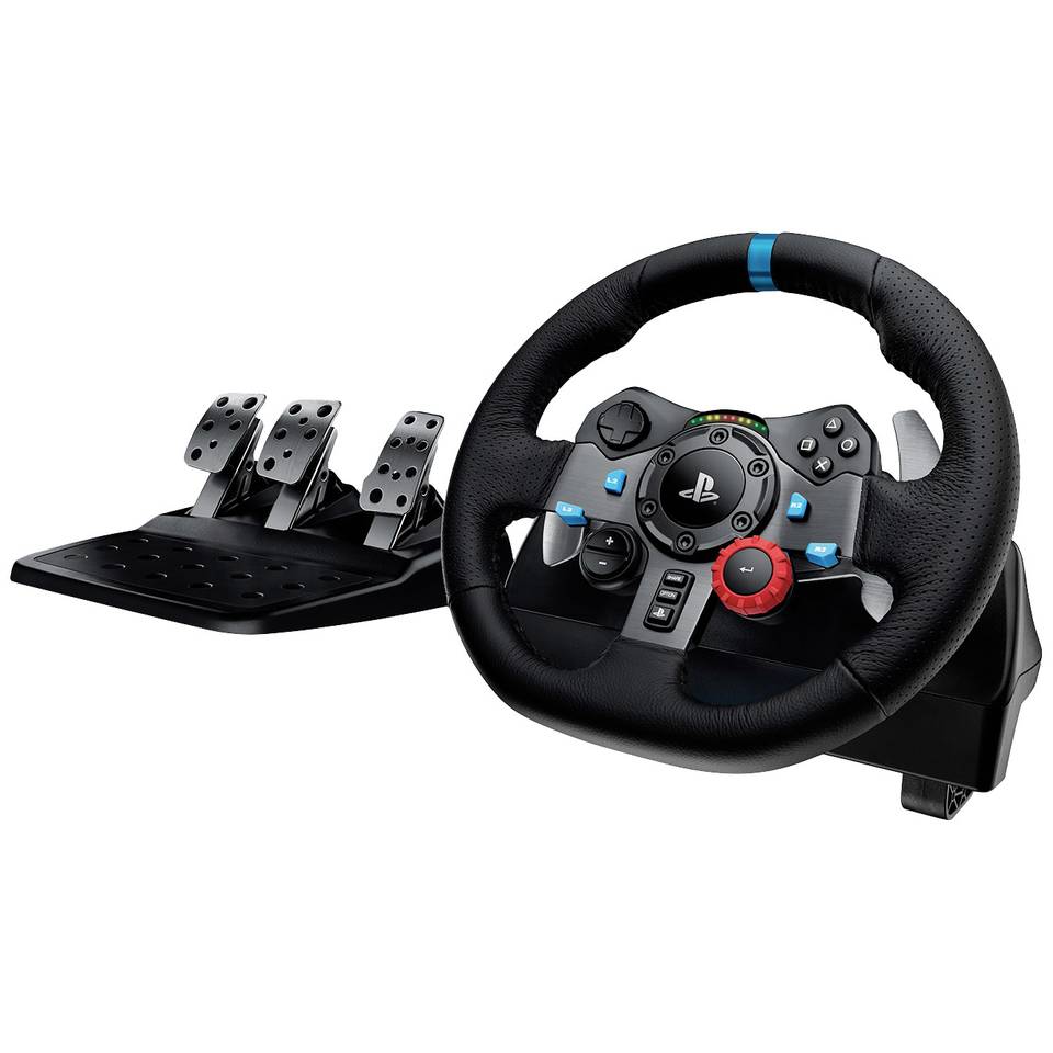 Logitech Volante + Pedaliera G29 PS5/PS4/PC