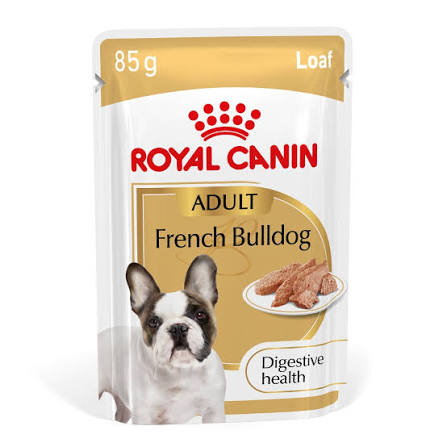 ROYAL CANIN French Bulldog Adult Digestive Health Loaf Box - Wet Dog Food - 12x85g