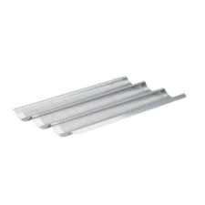 De Buyer 3 Baguette Backing Tray INOX Stainless steel