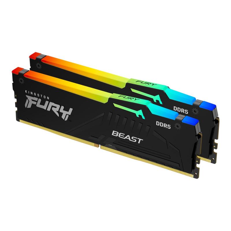 Kingston Fury Beast RBG DDR5 32GB (2x16GB) 6000MHz (KF560C36BBE2AK2-32) (KF560C36BBE2AK232)