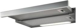 Elica ELITE14 LUX GRIX/A/60 Built-under Silver Stainless Steel Range Hood, 336 m³/h Airflow