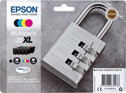 Epson 35 Cartridge 4-Pack Black + Color XL T3596