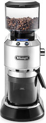 De'Longhi Ηλεκτρικός Μύλος Καφέ 150W με Χωρητικότητα 350gr και 18 Επίπεδα Άλεσης Ασημί