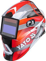 Yato YT-73921 welding mask/helmet Welding helmet with auto-darkening filter Black, Red, Silver