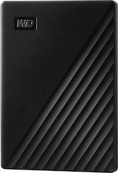 Western Digital My Passport 2TB External Hard Drive (Black, Micro-USB-B 3.2 Gen 1)
