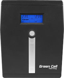 Green Cell UPS05 uninterruptible power supply (UPS) Line-Interactive 2 kVA 1200 W 5 AC outlet(s)