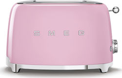 Smeg 2-Slice Toaster 50's Style Pink TSF01PKEU