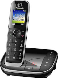 Panasonic KX-TGJ320GB Cordless Phone with Caller ID and Digital Answering Machine, Black