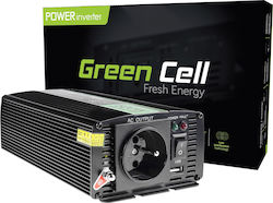 Green Cell INV04DE power adapter/inverter Universal 500 W Black