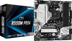 Asrock B550M Pro4 Socket AM4 micro ATX AMD  B550