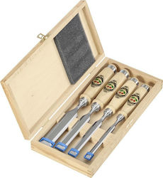 Kirschen Firmer Chisel Set 4pcs 1141 HK in wooden Box 1141000