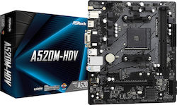 Asrock A520M-HDV Socket AM4 micro  ATX