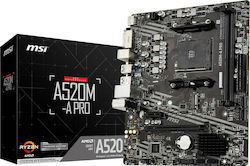MSI A520M-A PRO Socket AM4