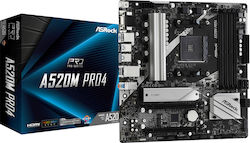 Asrock A520M Pro4 Socket AM4 micro  ATX