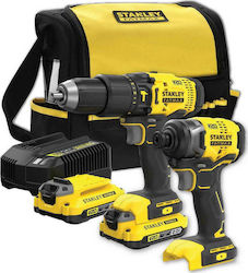 SFMCK465D2S STANLEY set (drill/screwdriver and impact wrench)