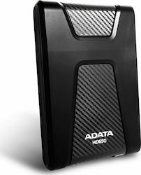 ADATA HD650 external hard drive 2 TB 2.5" USB Type-A 3.2 Gen 1 (3.1 Gen 1) Black