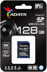 ADATA Premier Pro 128GB SDXC Memory Card (UHS-I U3, Class 10, V30)
