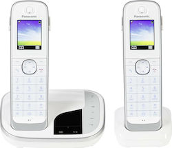 Panasonic KX-TGJ322GW Cordless Phone with Digital Answering System, White