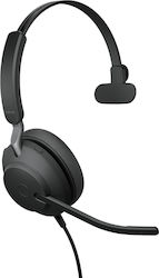 Jabra Evolve2 40 MS Mono USB-A - wired over-ear headphones, black
