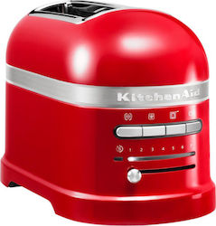 KitchenAid 5KMT2204EER 7-Speed 2-Slice Toaster, 1250W — Red