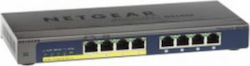 NETGEAR GS108PP Unmanaged Gigabit Ethernet Switch (10/100/1000) with Power over Ethernet (PoE), Black