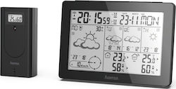 Hama Weather Forecast Center Meteotime, Black, Model 186369