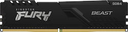 FURY Beast memory module 16 GB 1 x 16 GB DDR4 3200 MHz