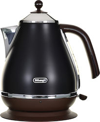 DeLonghi KBOV 2001.BK electric kettle 1.7 L Black,Brown 2000 W