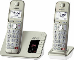Panasonic KX-TGE262GN Cordless Phone, Champagne