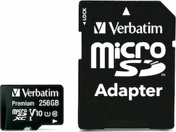 Verbatim microSDXC 256GB Class 10 UHS-I incl Adapter (44087)