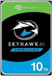 Seagate SkyHawk AI Internal Hard Drive 10TB 7200 RPM 256MB Cache 3.5" Serial ATA III (ST10000VE001)