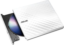 Asus SDRW-08D2S-U Lite External DVD Burner (White Glossy, USB 2.0, M-DISC, Retail)