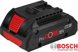 Bosch Powertools Akku ProCORE 18V 4.0Ah Professional (schwarz/rot, AMPShare Alliance)