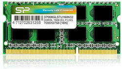 Silicon Power 8GB DDR3L SO-DIMM memory module 1 x 8 GB 1600 MHz