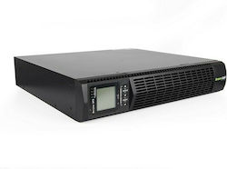 Green Cell UPS13 rack UPS RTII 1000VA 900W with LCD Display
