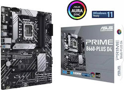 ASUS PRIME B660-PLUS D4 Intel B660 LGA 1700 ATX