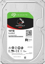 Seagate IronWolf internal hard drive 10 TB 256 MB 3.5" Serial ATA III (ST10000VN000)