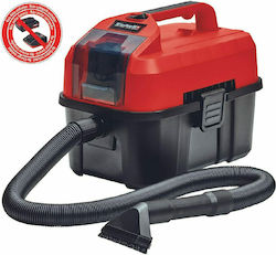 Einhell TE-VC 18/10 Li-Solo Cordless Vacuum Cleaner, 10 L, Black and Red